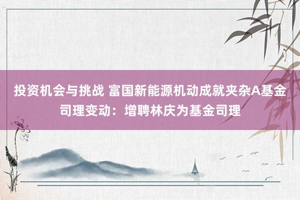 投资机会与挑战 富国新能源机动成就夹杂A基金司理变动：增聘林庆为基金司理